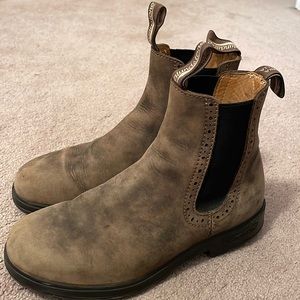 EU 38.5, US 8.5, AUS 5.5 Blundstone boots, rustic brown, great used condition